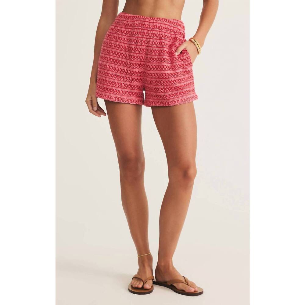 NEW Z SUPPLY arezzo short in red hot